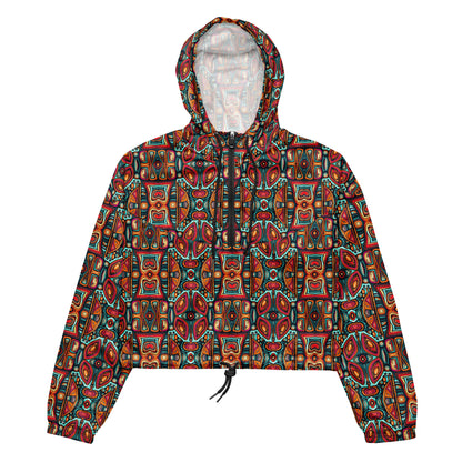 DMV 0113 Psy Artsy Women’s cropped windbreaker