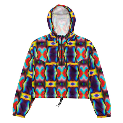 DMV 1350 Psy Artsy Women’s cropped windbreaker