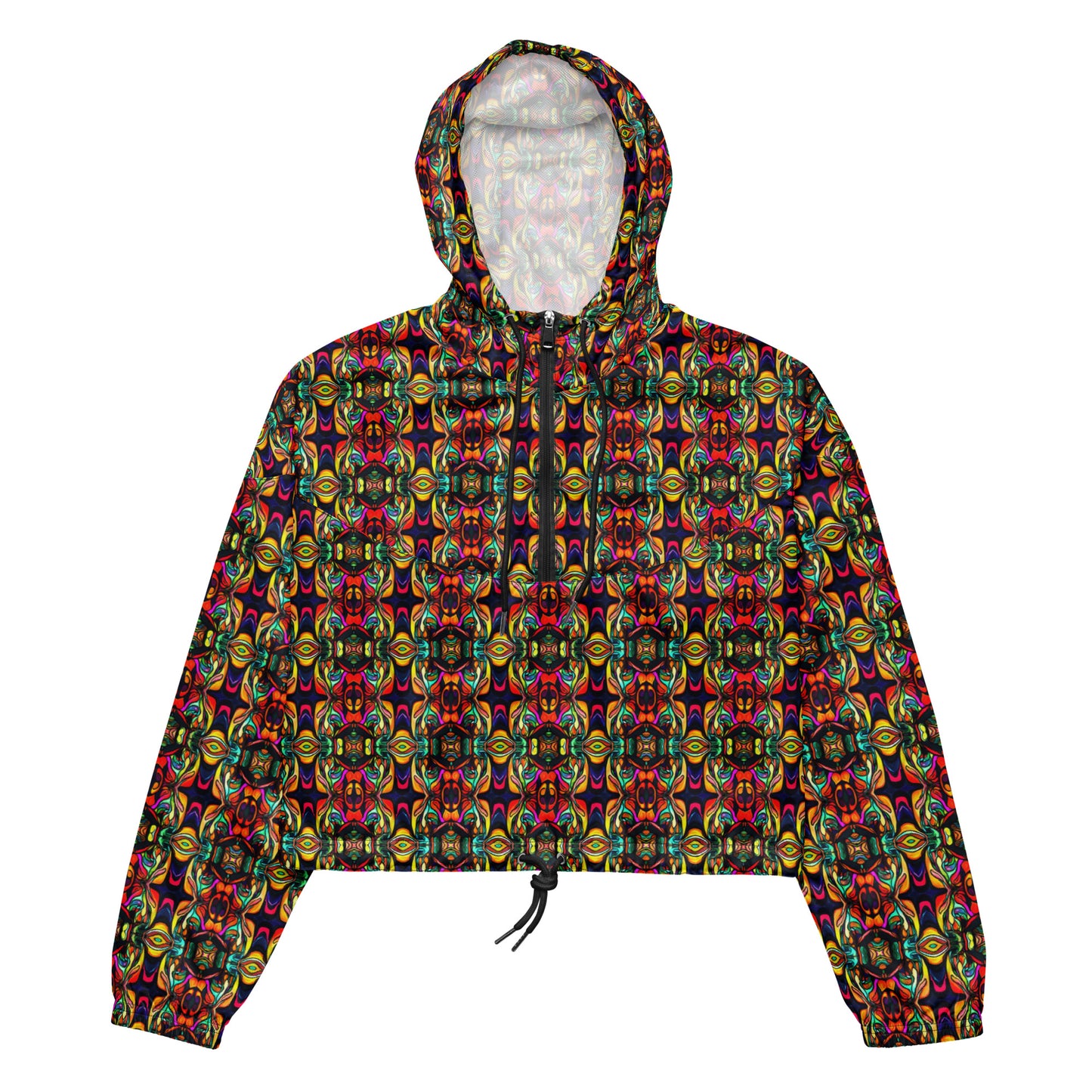 DMV 0166 Psy Artsy Women’s cropped windbreaker