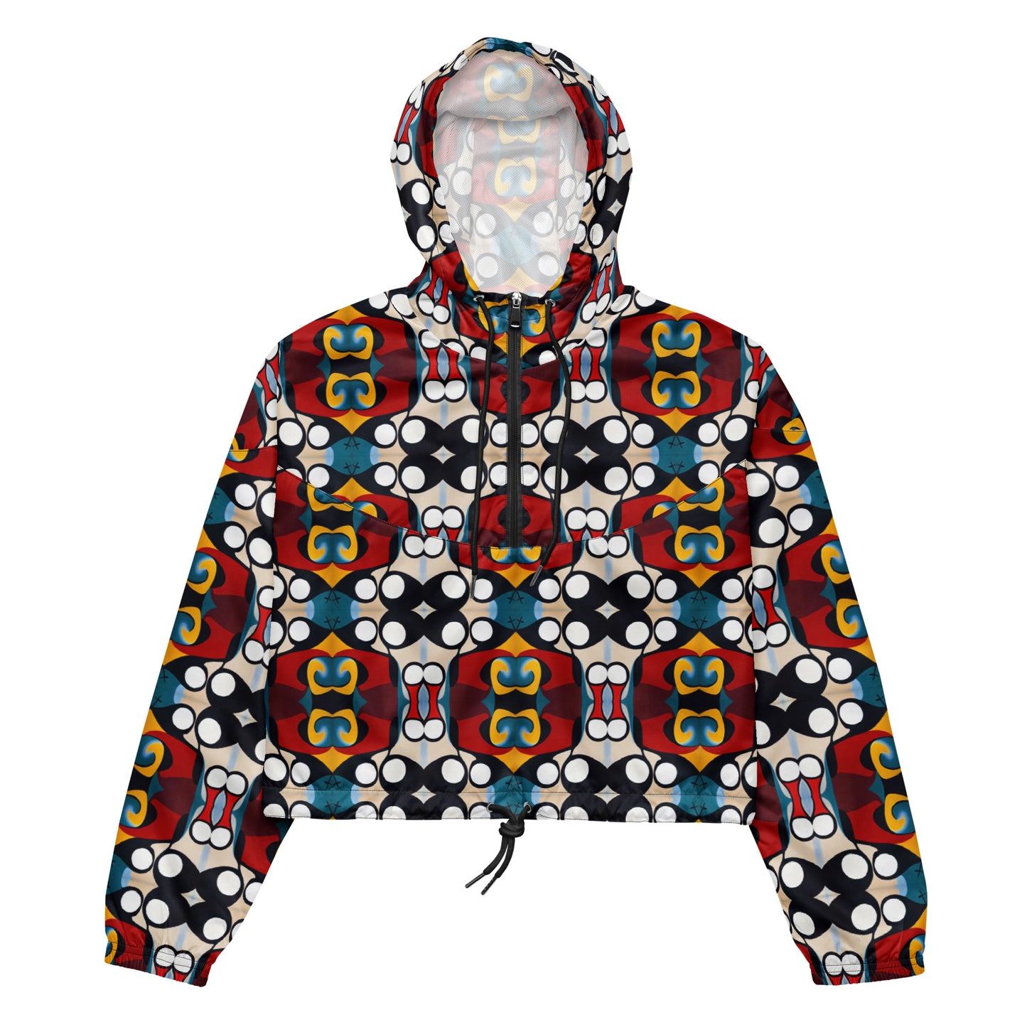 DMV 1307 Vintage Artsy Women’s cropped windbreaker