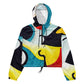 DMV 0592 Retro Art Women’s cropped windbreaker