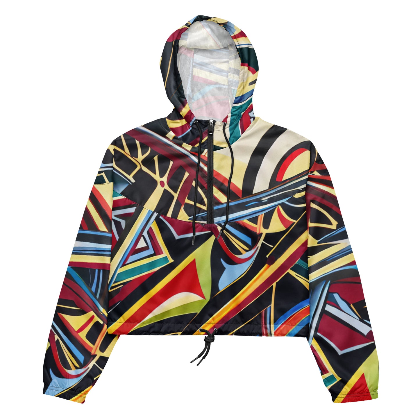 DMV 1315 Boho Women’s cropped windbreaker