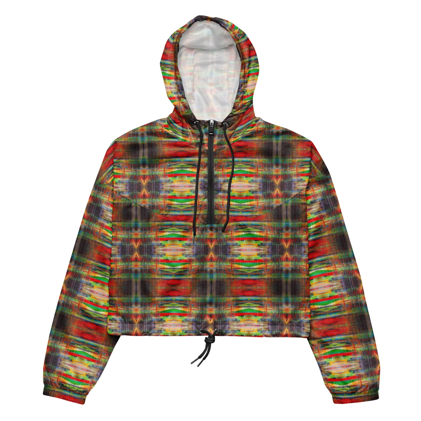 DMV 0904 Avant Garde Artsy Women’s cropped windbreaker