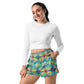 DMV 0231 Chic Boho Women’s Recycled Athletic Shorts