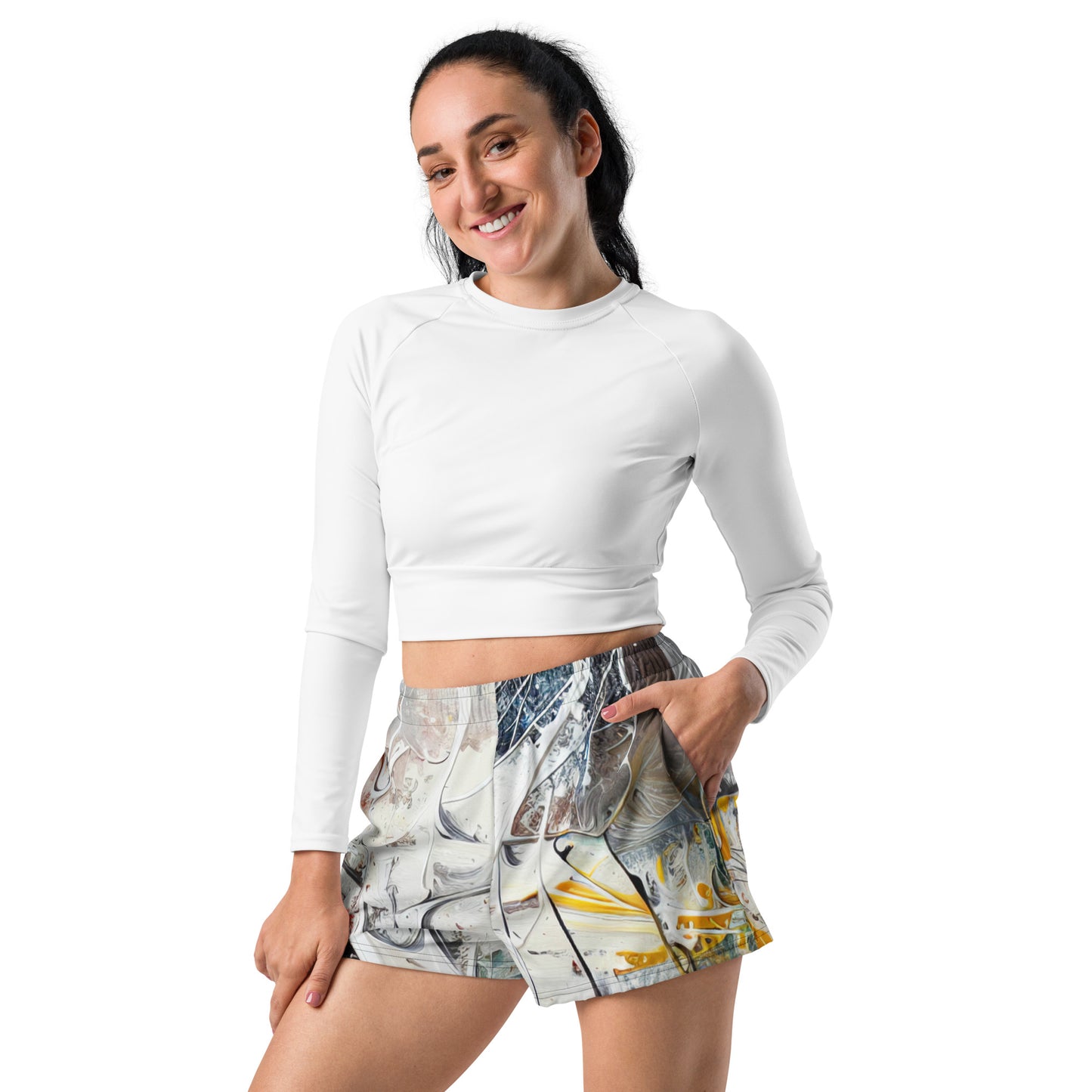 DMV 0240 Avant Garde Women’s Recycled Athletic Shorts