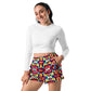DMV 0003 Vintage Artsy Women’s Recycled Athletic Shorts