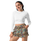 DMV 0213 Conceptual Artsy Women’s Recycled Athletic Shorts