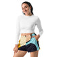 DMV 0130 Retro Art Women’s Recycled Athletic Shorts