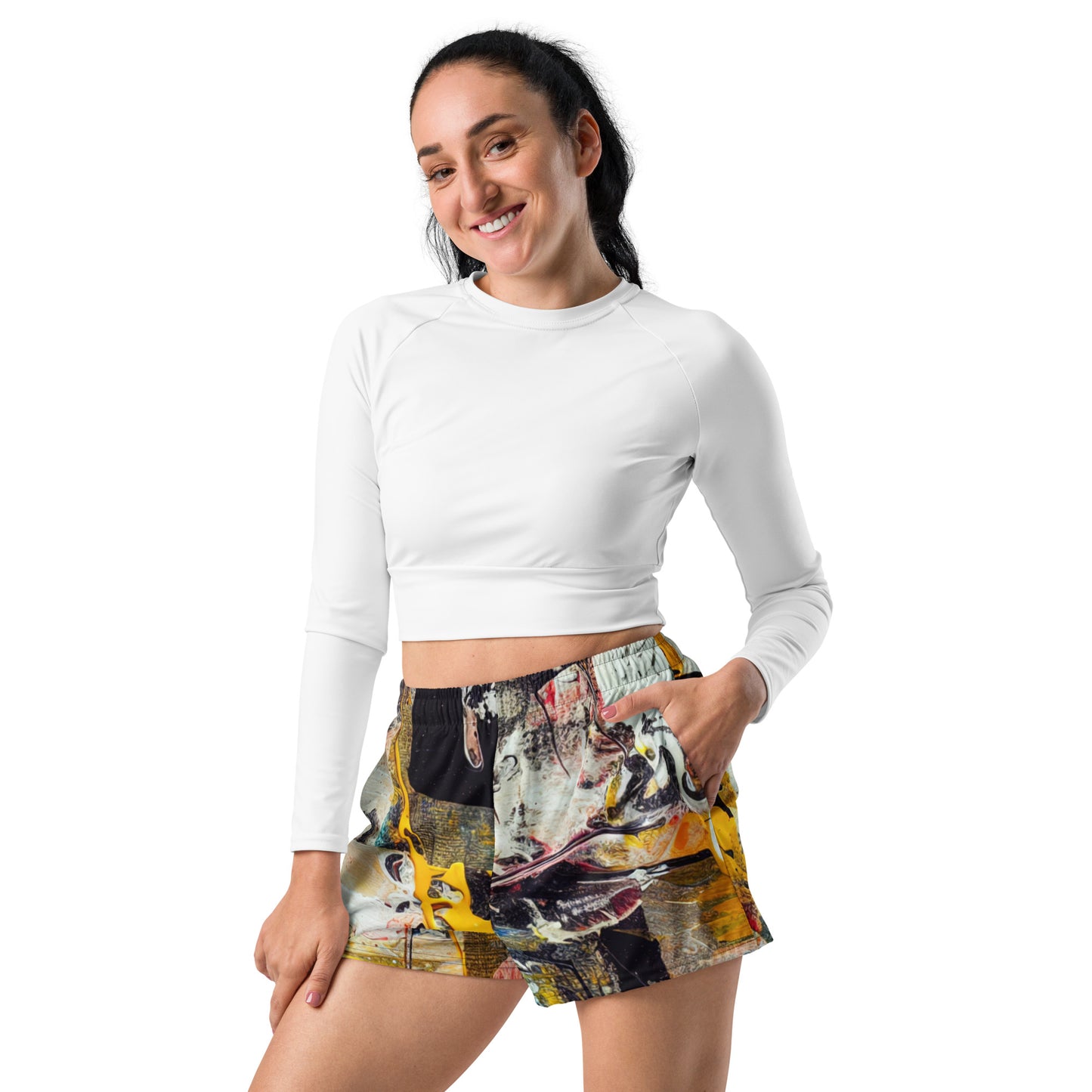 DMV 0272 Avant Garde Women’s Recycled Athletic Shorts