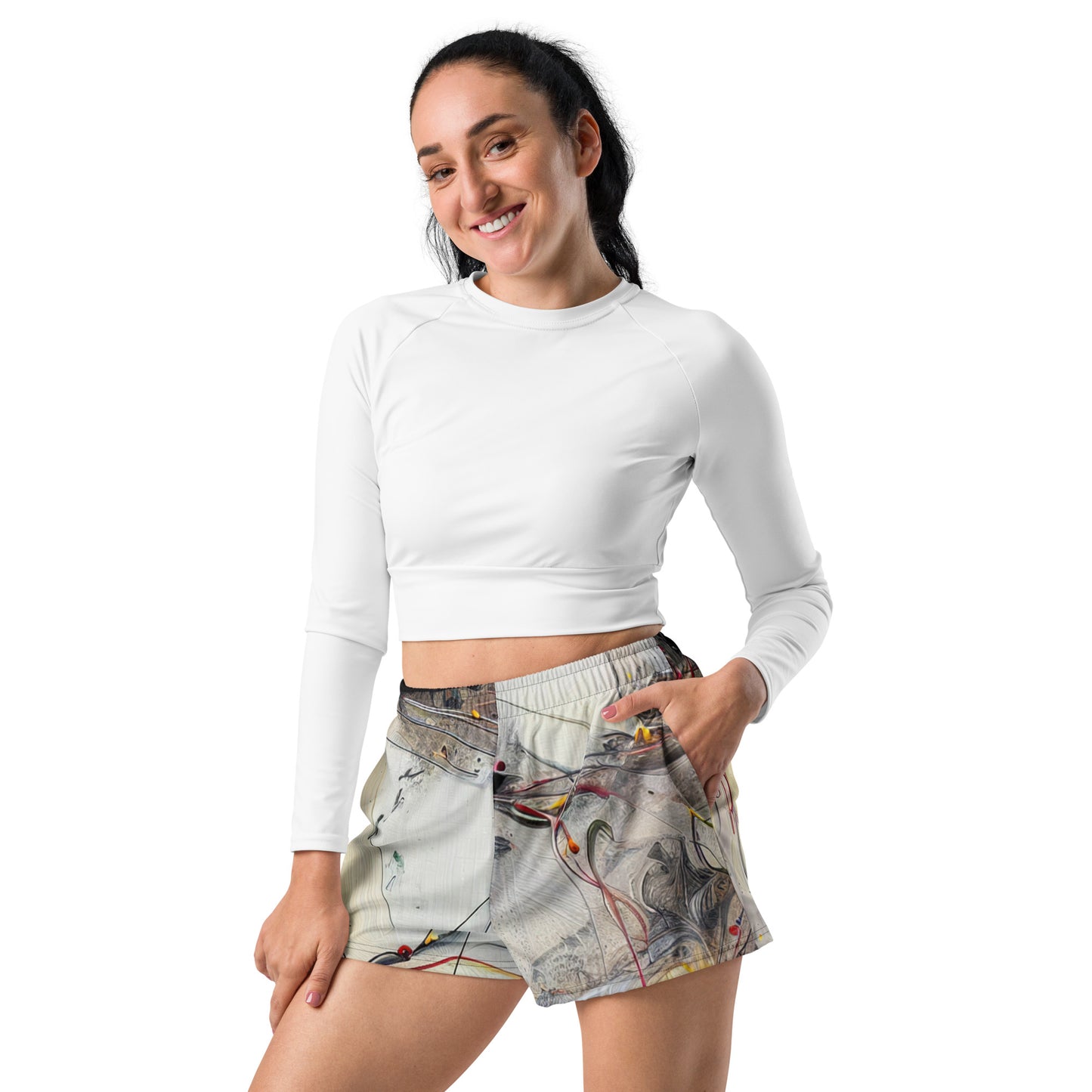 DMV 0126 Avant Garde Women’s Recycled Athletic Shorts