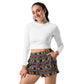 DMV 0091 Psy Artsy Women’s Recycled Athletic Shorts