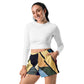 DMV 0234 Abstract Art Women’s Recycled Athletic Shorts