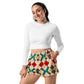 DMV 0129 Classic Boho Women’s Recycled Athletic Shorts