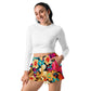 DMV 0259 Floral Women’s Recycled Athletic Shorts