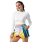 DMV 0262 Retro Art Women’s Recycled Athletic Shorts