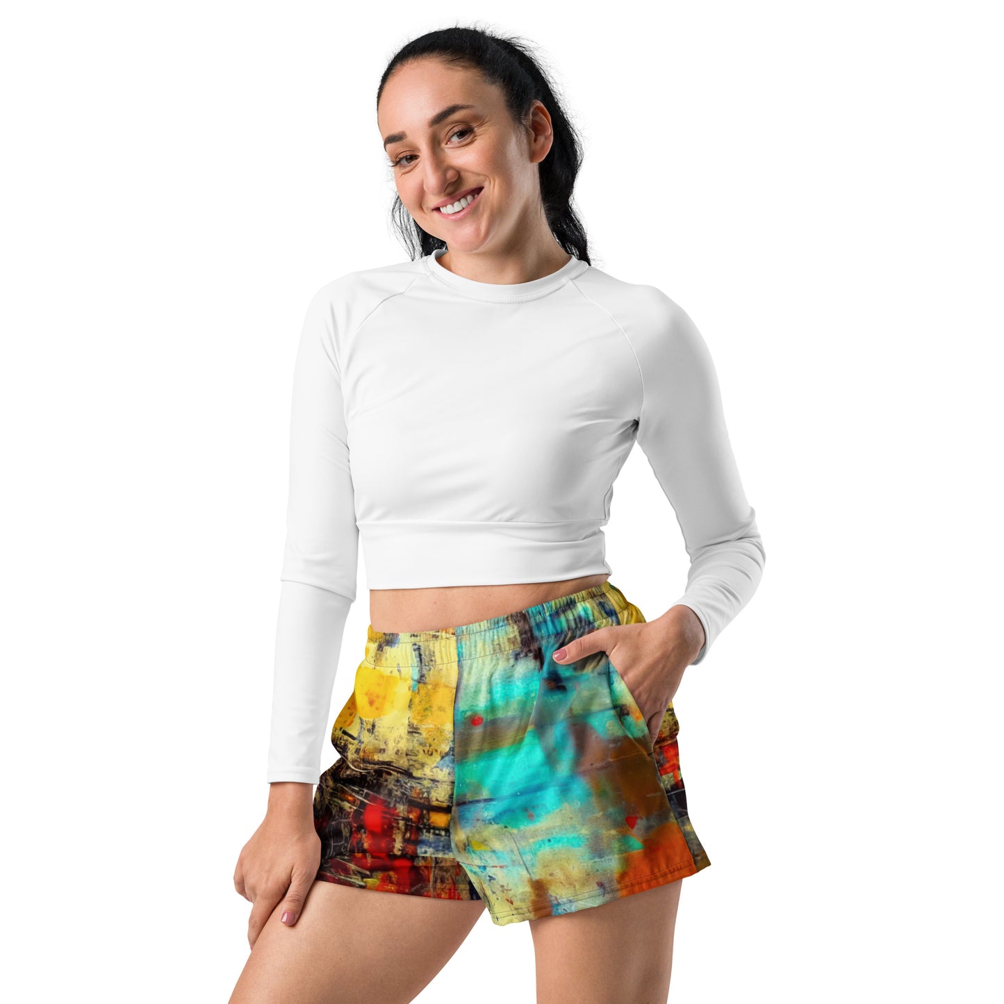 DMV 0279 Avant Garde Women’s Recycled Athletic Shorts