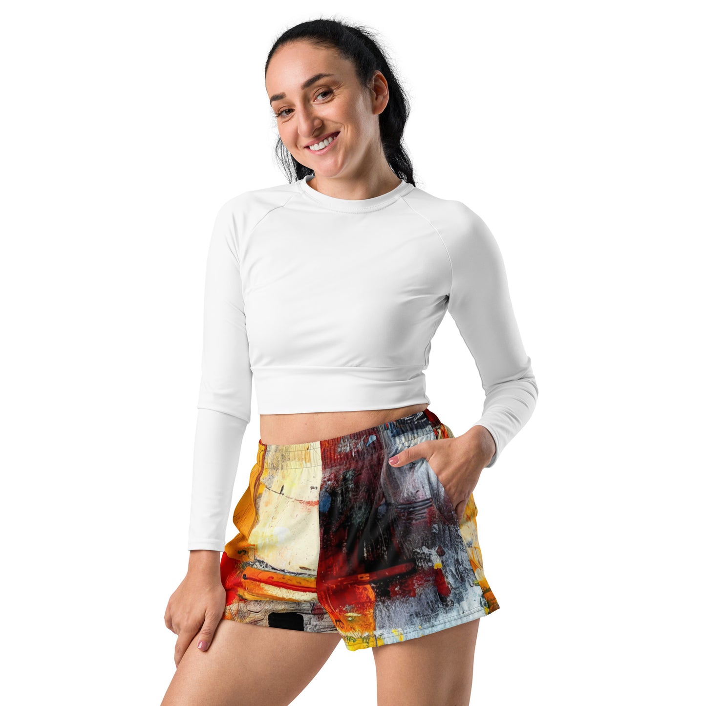 DMV 0263 Avant Garde Women’s Recycled Athletic Shorts