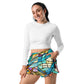 DMV 0167 Boho Women’s Recycled Athletic Shorts