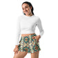 DMV 0408 Chic Boho Women’s Recycled Athletic Shorts