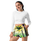 DMV 0258 Retro Art Women’s Recycled Athletic Shorts