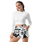 DMV 0699 Boho Women’s Recycled Athletic Shorts