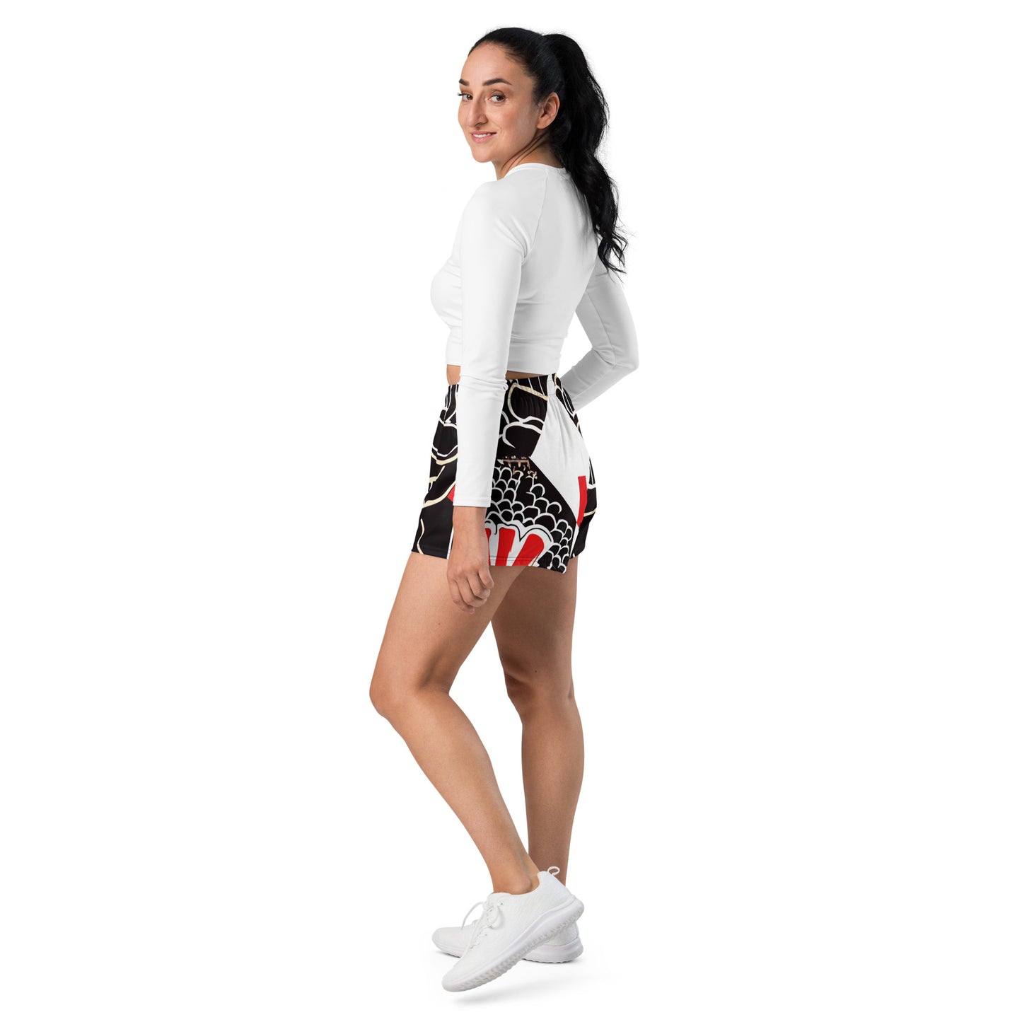 DMV 0069 Boho Women’s Recycled Athletic Shorts