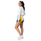 DMV 0130 Retro Art Women’s Recycled Athletic Shorts