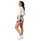 DMV 0253 Floral Women’s Recycled Athletic Shorts