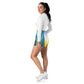 DMV 0262 Retro Art Women’s Recycled Athletic Shorts