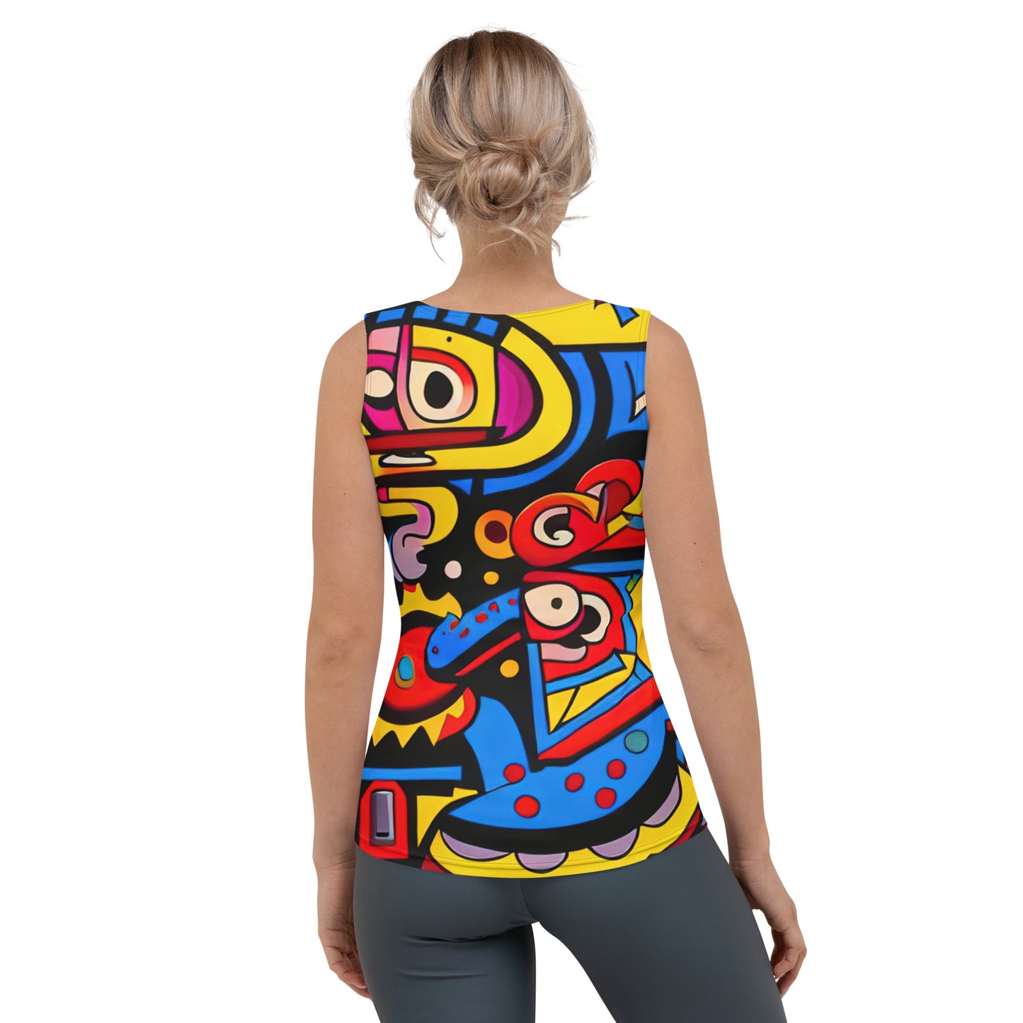 DMV 0235 Psy Art Sublimation Cut & Sew Tank Top