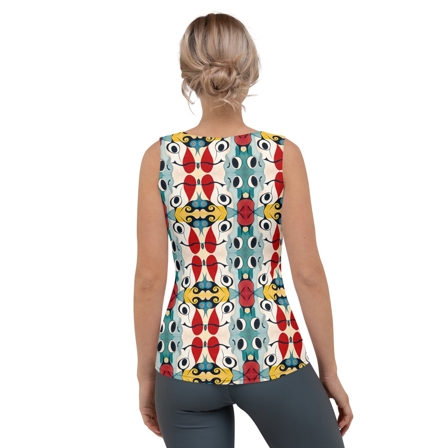 DMV 0230 Vintage Artsy Sublimation Cut & Sew Tank Top