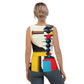 DMV 0055 Retro Art Sublimation Cut & Sew Tank Top