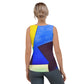 DMV 0255 Retro Art Sublimation Cut & Sew Tank Top