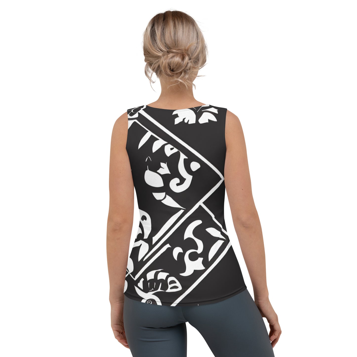 DMV 0140 Boho Sublimation Cut & Sew Tank Top