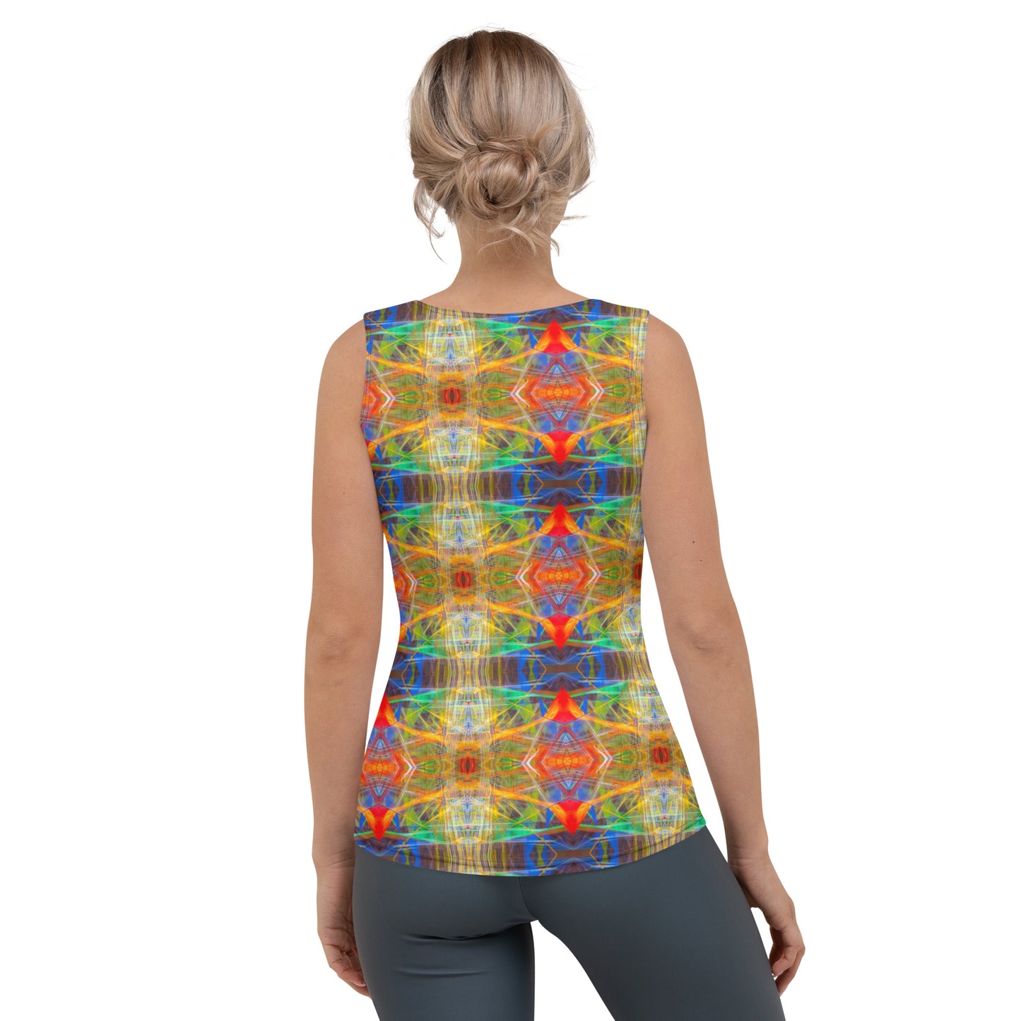 DMV 0191 Avant Garde Artsy Sublimation Cut & Sew Tank Top