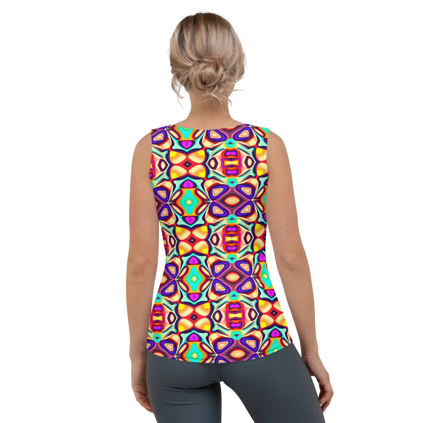 DMV 1357 Psy Artsy Sublimation Cut & Sew Tank Top