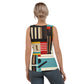 DMV 0413 Abstract Art Sublimation Cut & Sew Tank Top