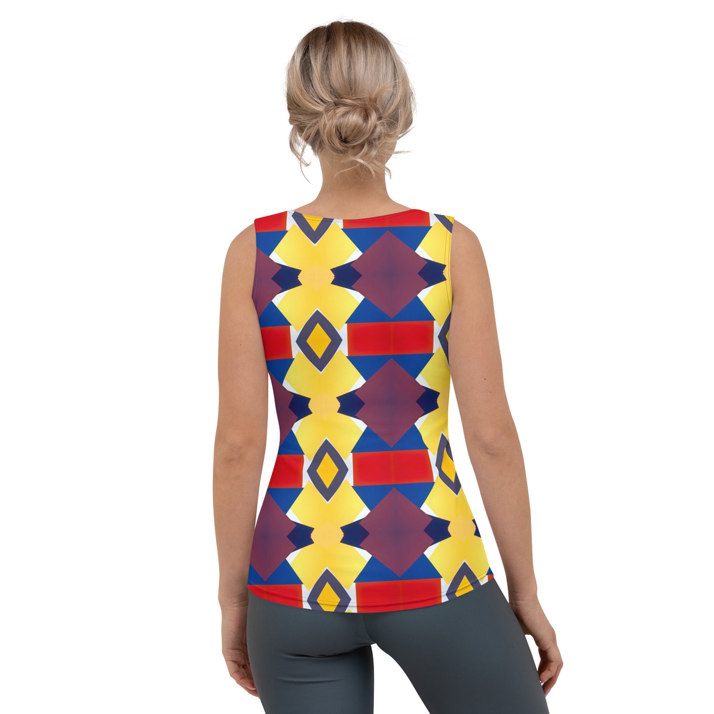 DMV 0418 Classic Boho Sublimation Cut & Sew Tank Top