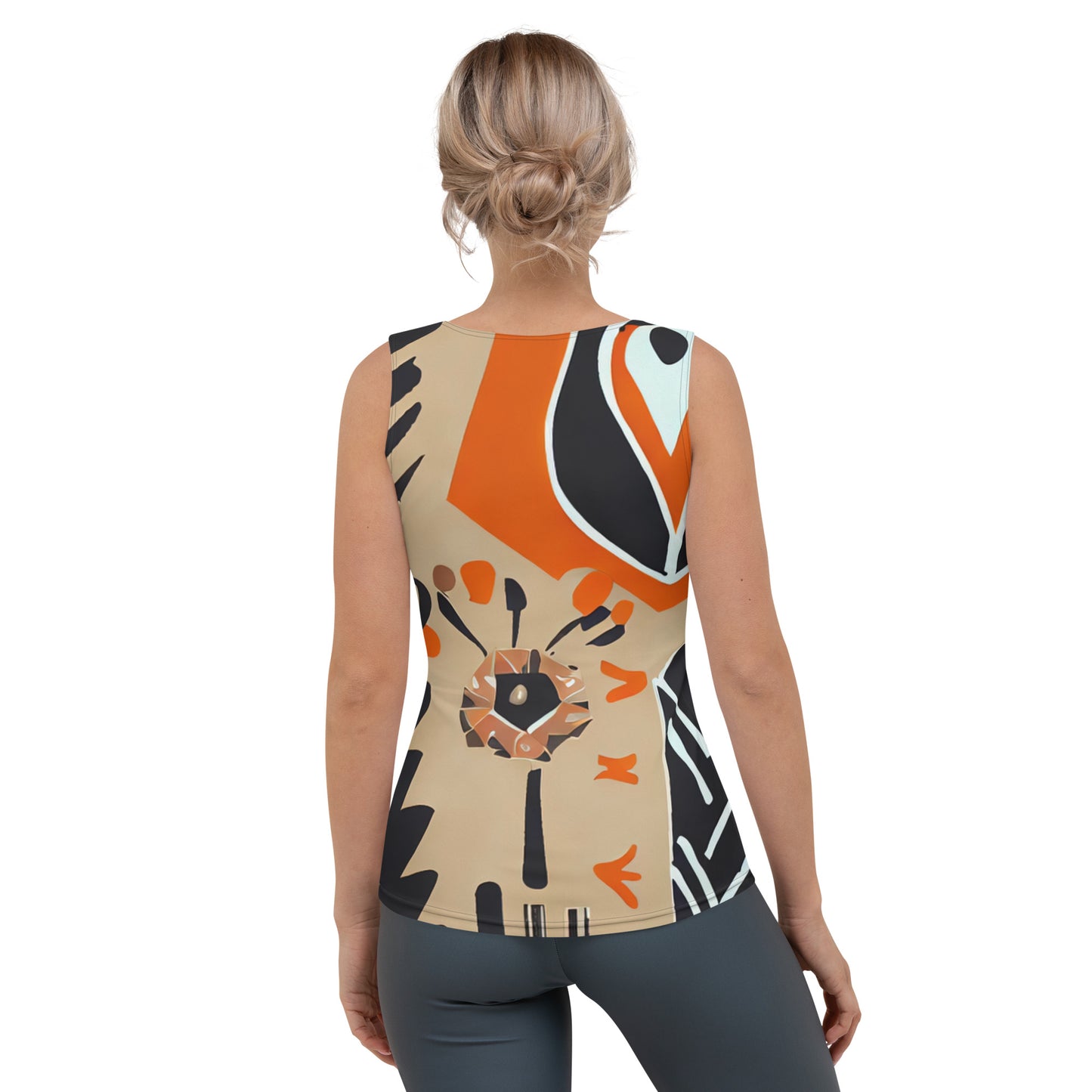 DMV 0202 Boho Sublimation Cut & Sew Tank Top