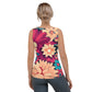 DMV 0293 Floral Sublimation Cut & Sew Tank Top