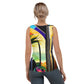 DMV 0258 Retro Art Sublimation Cut & Sew Tank Top