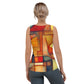 DMV 0298 Retro Art Sublimation Cut & Sew Tank Top