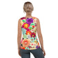 DMV 0424 Floral Sublimation Cut & Sew Tank Top