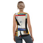 DMV 0554 Retro Art Sublimation Cut & Sew Tank Top