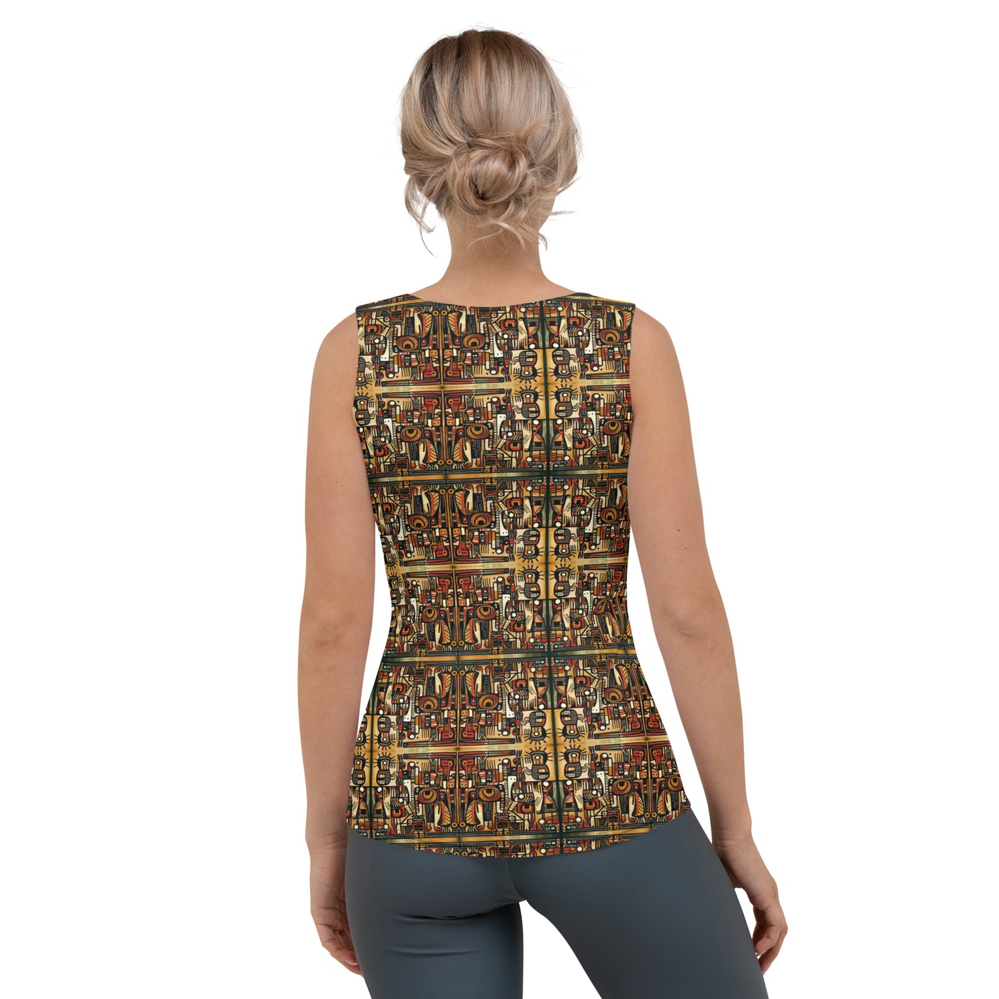 DMV 0927 Classic Boho Sublimation Cut & Sew Tank Top