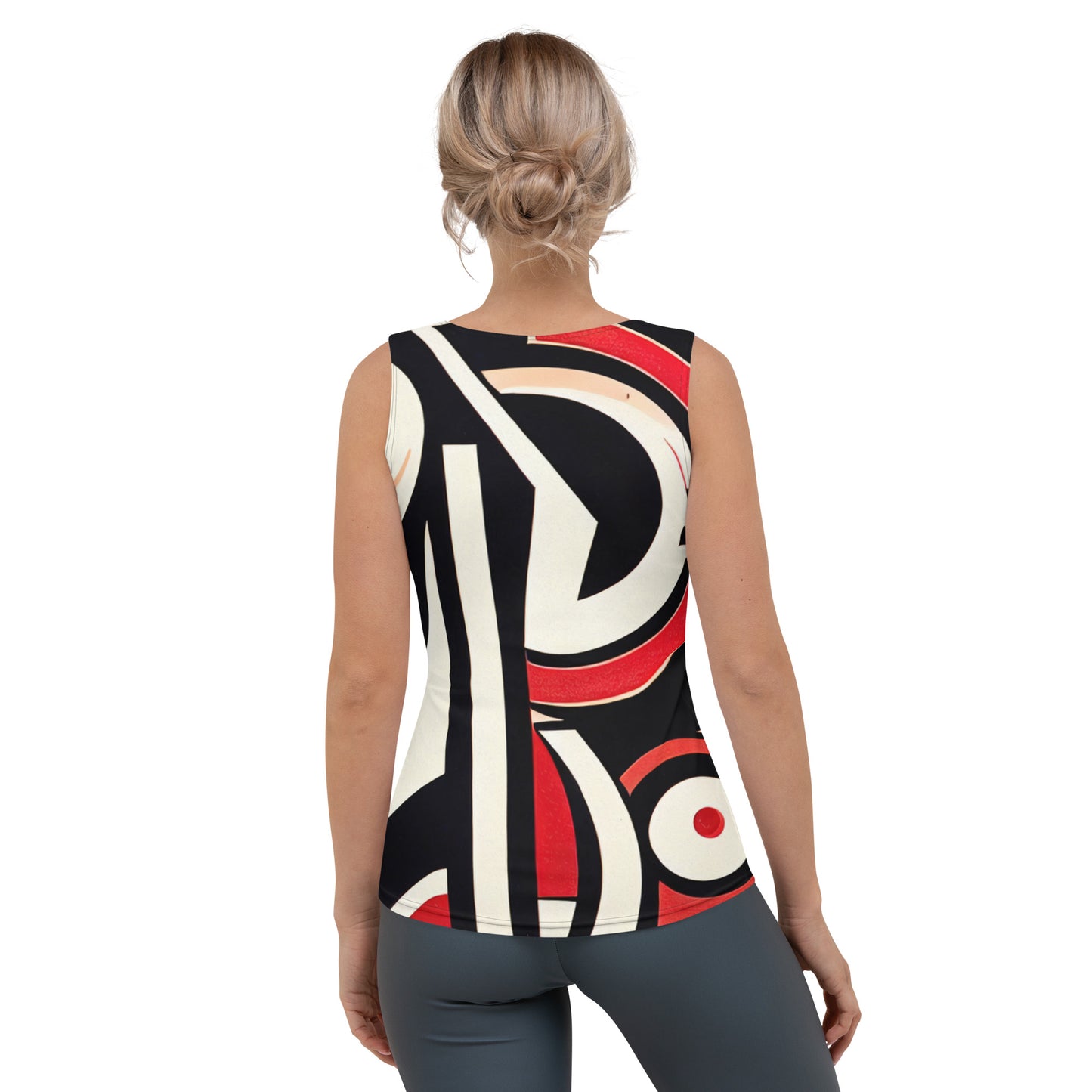 DMV 0648 Boho Sublimation Cut & Sew Tank Top