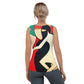 DMV 0395 Retro Art Sublimation Cut & Sew Tank Top