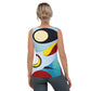 DMV 0810 Retro Art Sublimation Cut & Sew Tank Top