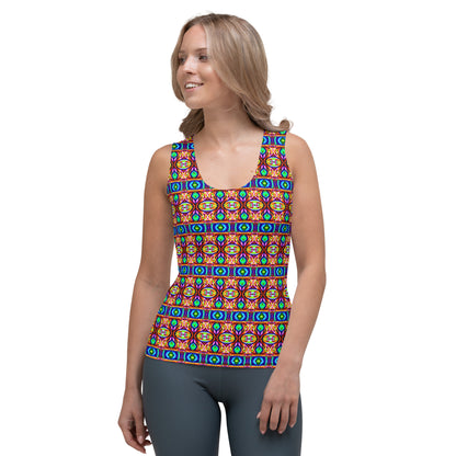 DMV 0245 Psy Artsy Sublimation Cut & Sew Tank Top