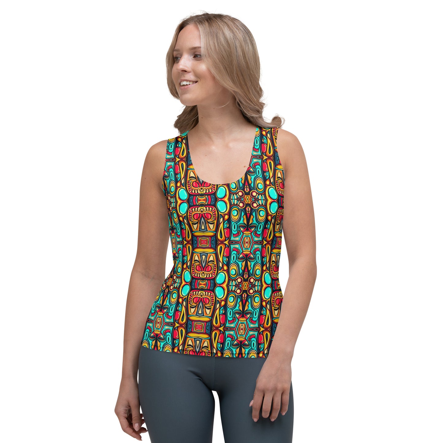 DMV 0074 Psy Artsy Sublimation Cut & Sew Tank Top